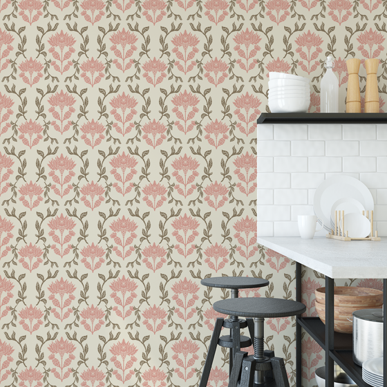 Vintage Garden - Mauve // by Papillon Patterns