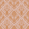 Peacock Damask Wallpaper in Pink X Quirky Paisley Design