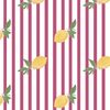 Zesty Stripe Wallpaper in Pink