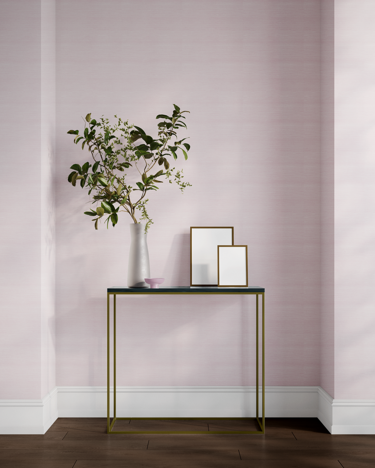 Faux Grasscloth #5 - Pink
