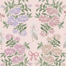  Penelope’s Garden Wallpaper in Pink by Sabina Maria