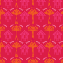  Tropical Huts in Pink