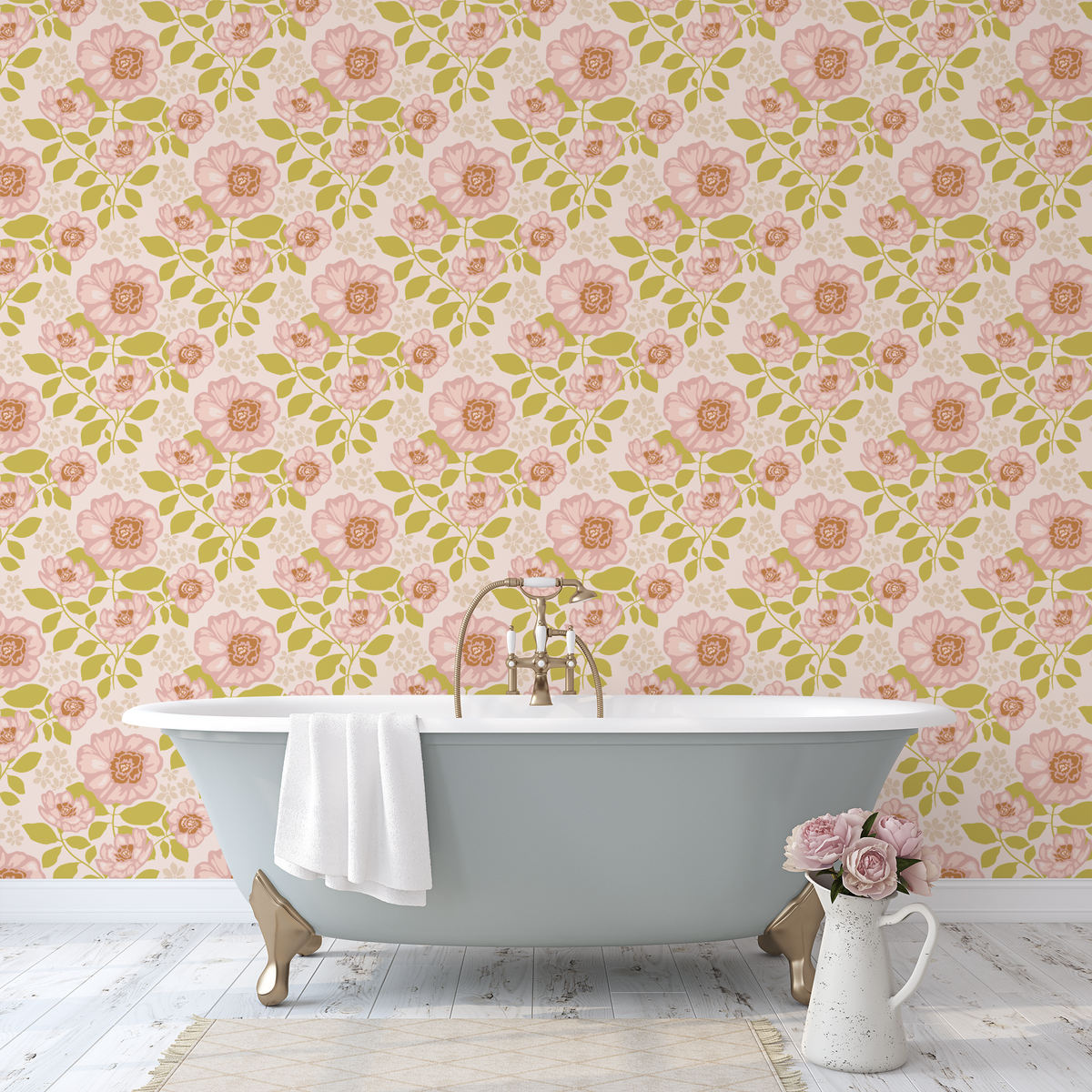 Blooming Peonies - Pink