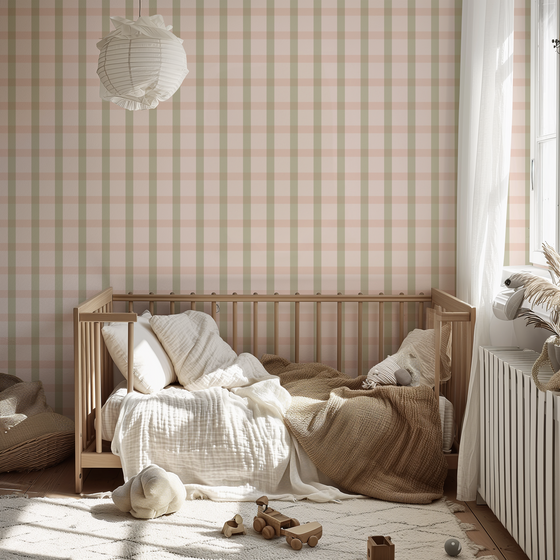 Gingham Wallpaper X Inés Sterlicchio