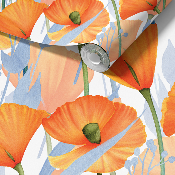 Golden Poppies Wallpaper X Uta Naumann