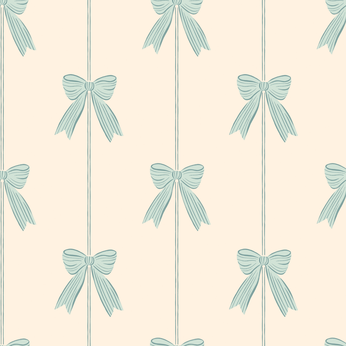 Preppy Bows - Blue