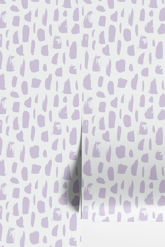 Livy Wallpaper in Lavender