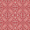 Tribal Block Print in Red