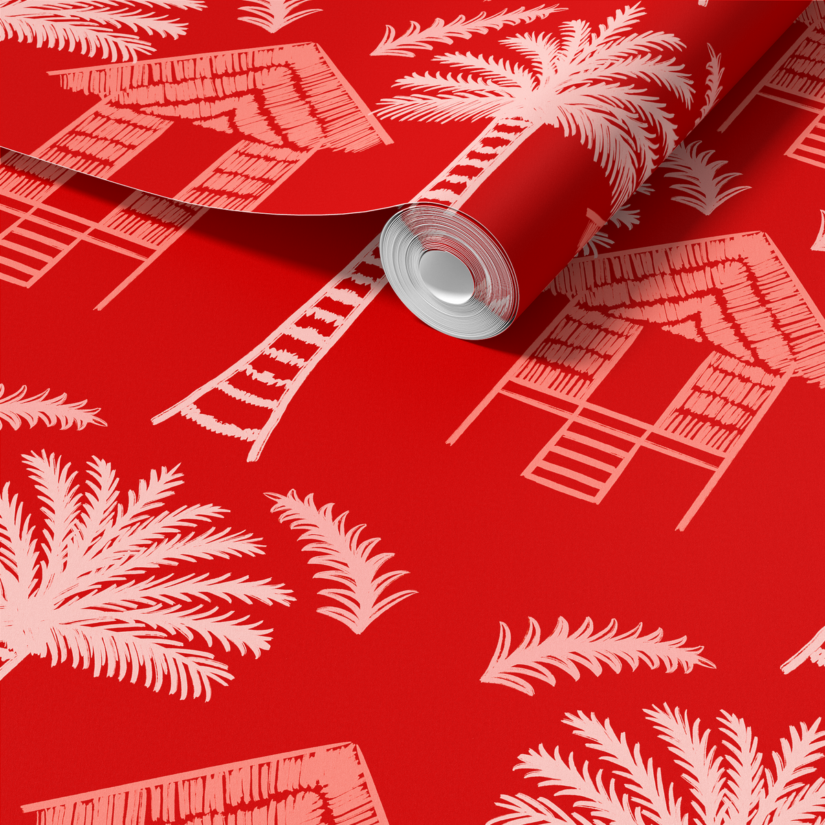 Tropical Huts - Red