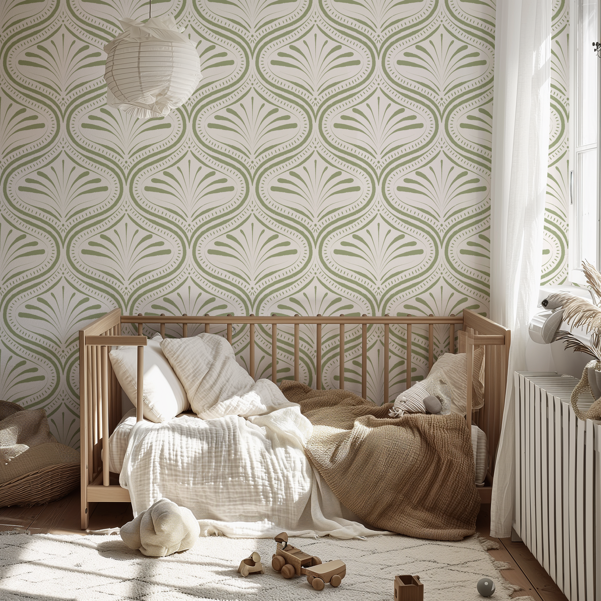 Refined Abstract Ogee - Green