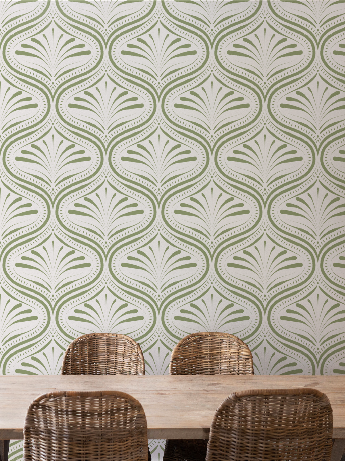Refined Abstract Ogee - Green