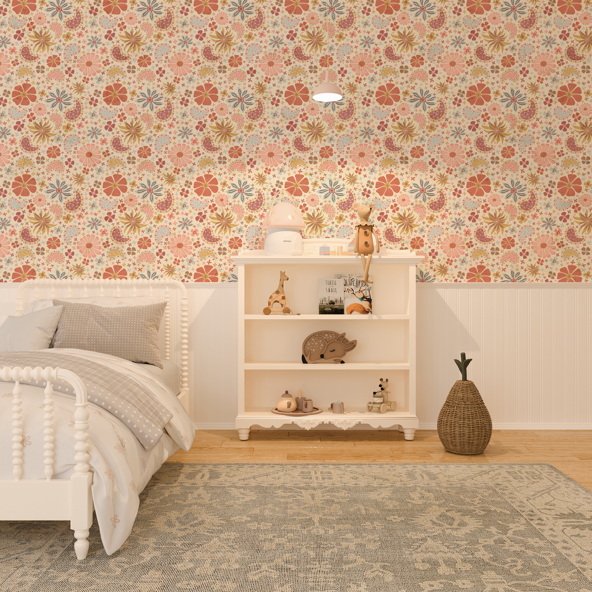 Retro Daisies - Cream