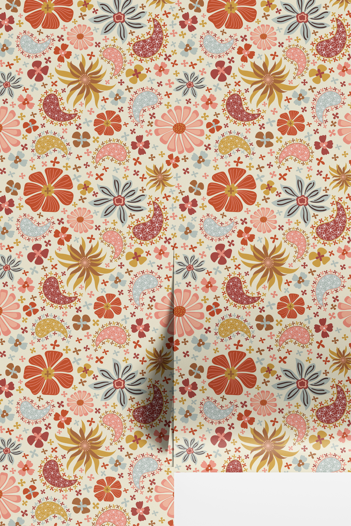 Retro Daisies - Cream