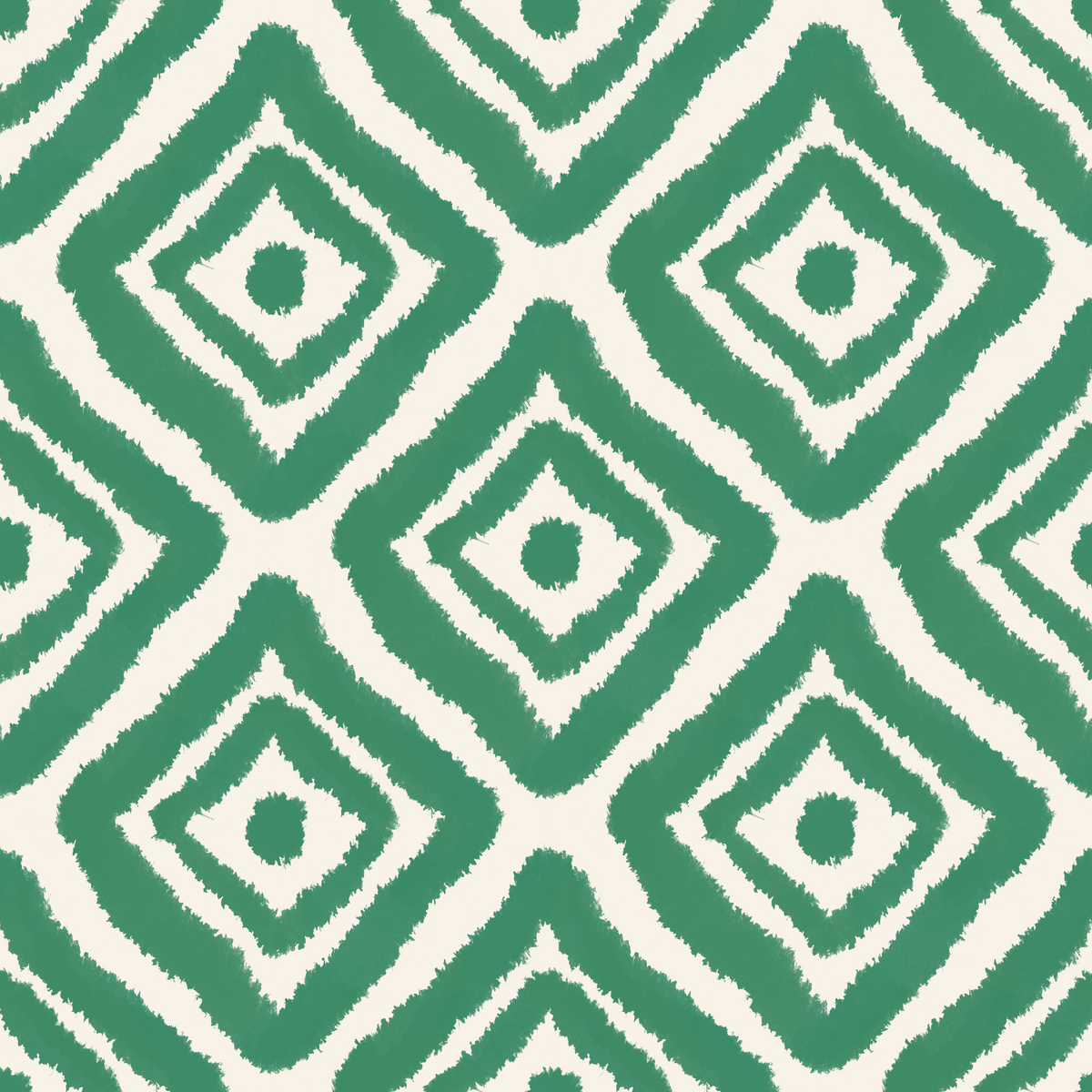 Mediterranean Rhombus- Green