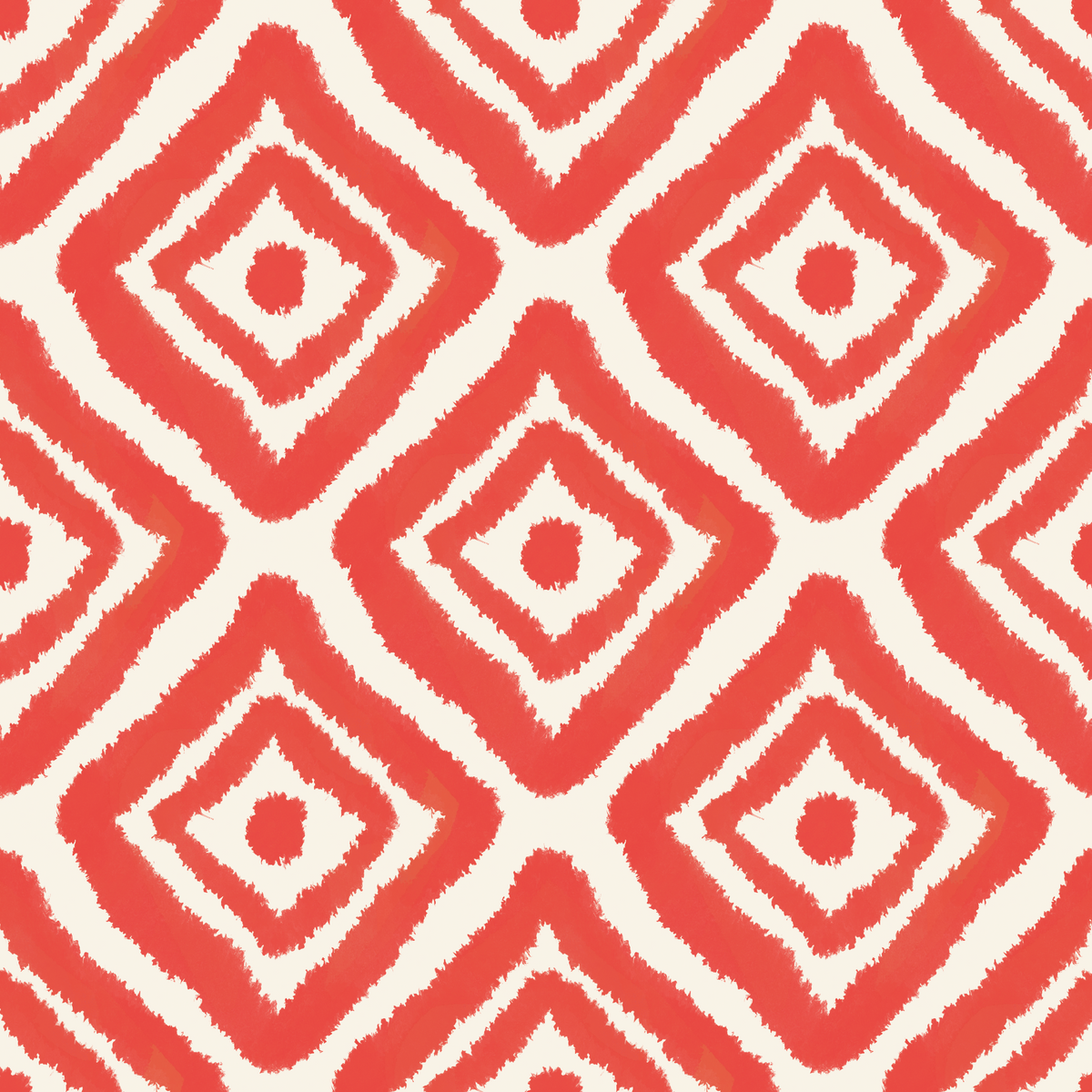 Mediterranean Rhombus- Red