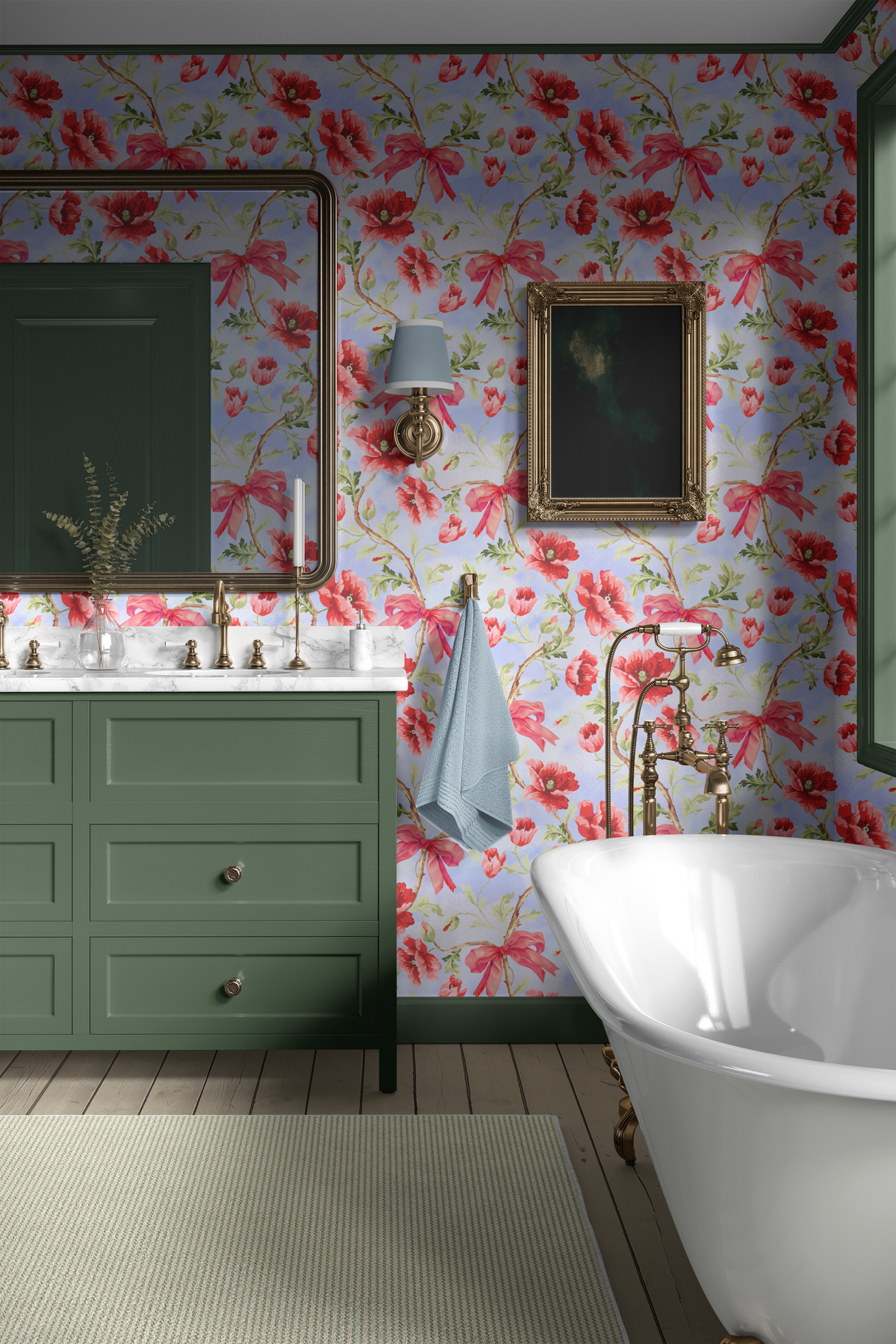 Rococo Elegance - Blue