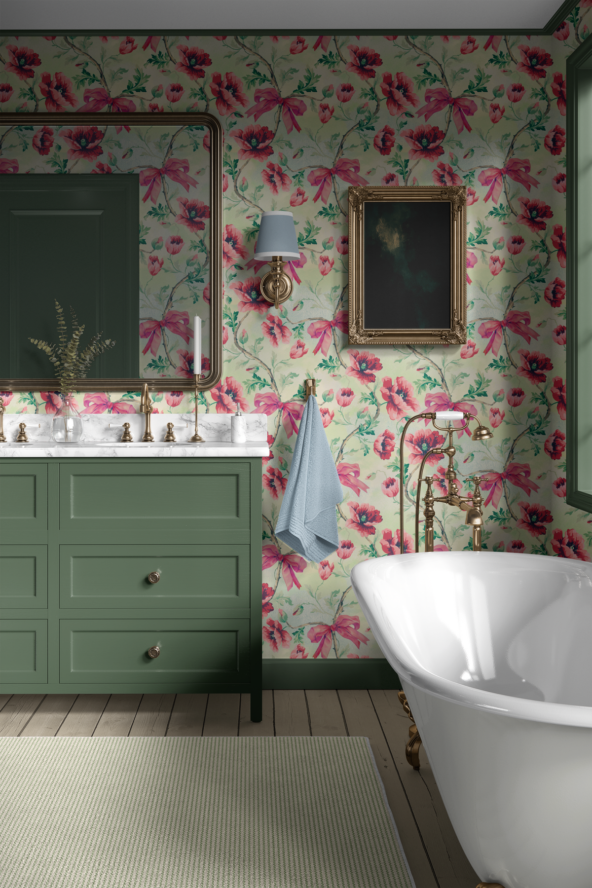 Rococo Elegance - Green
