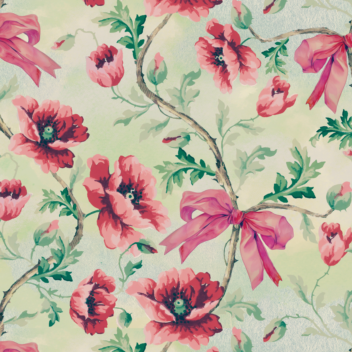 Rococo Elegance - Green