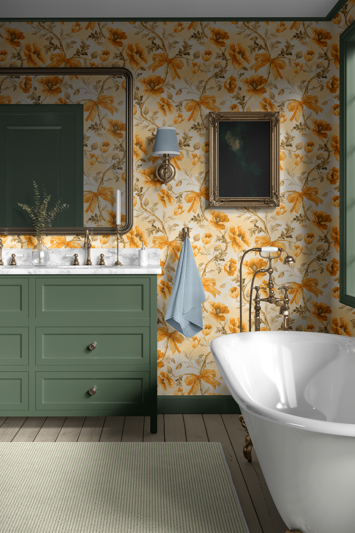 Rococo Elegance - Orange