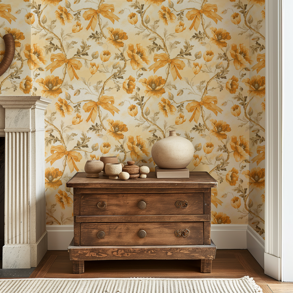 Rococo Elegance - Orange