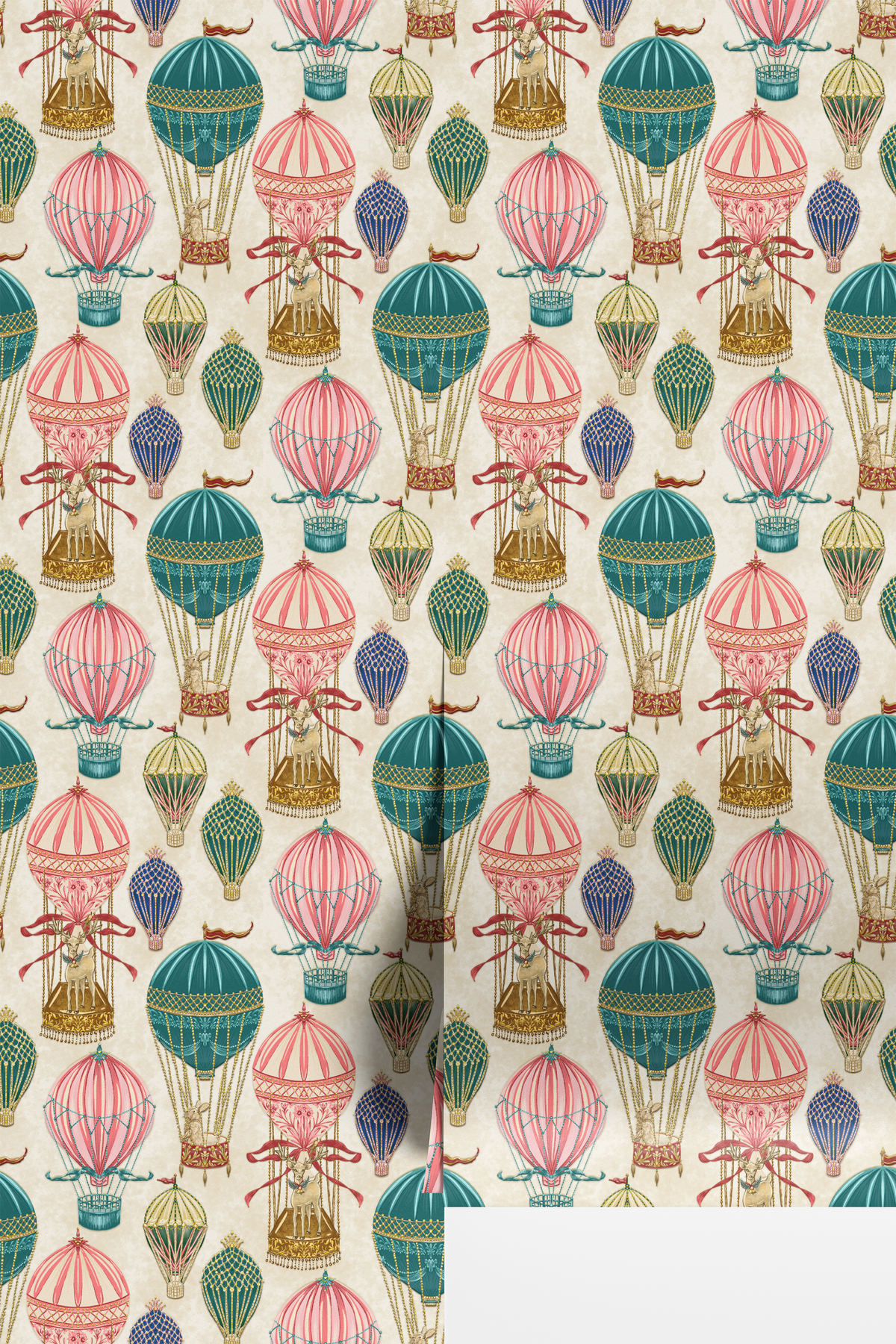 Hot Air Balloons at the Christmas Carnival