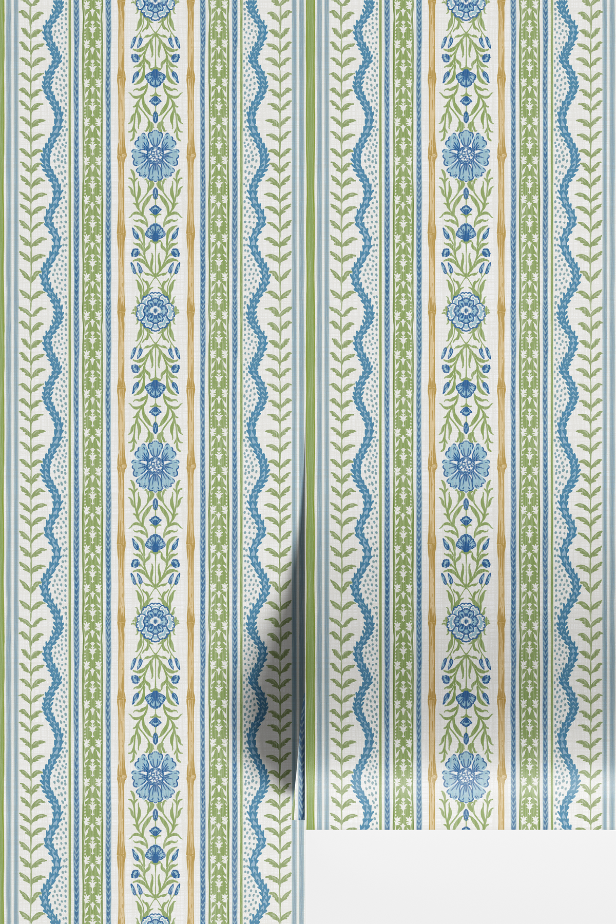 Grandmillennial Floral Stripe