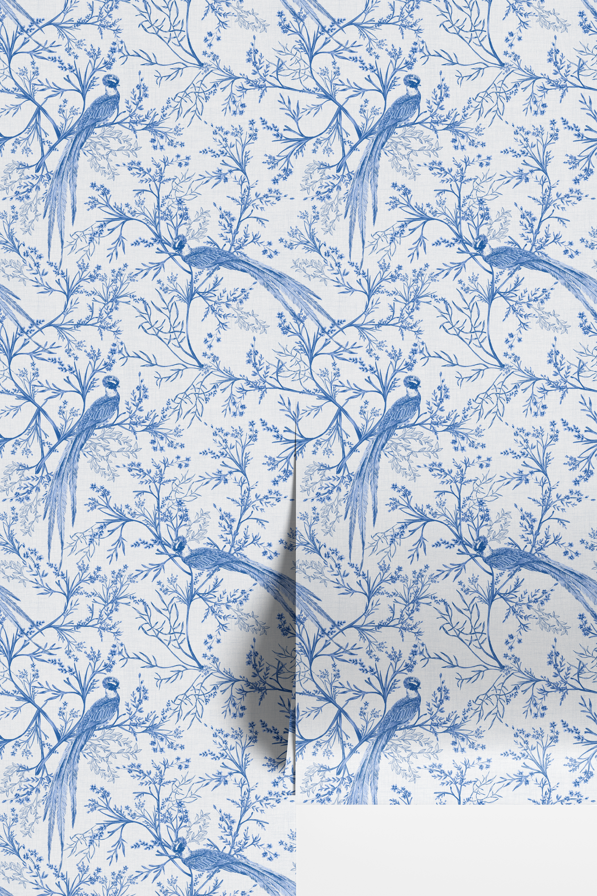 Chinoiserie Bird - Blue
