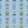 Rosemary Wallpaper in Blue