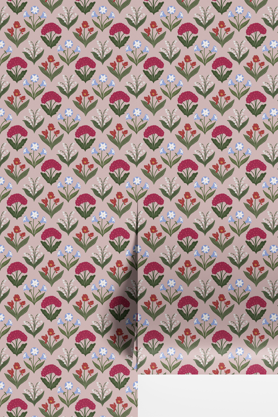 Rosewater Wallpaper X Kate Clay