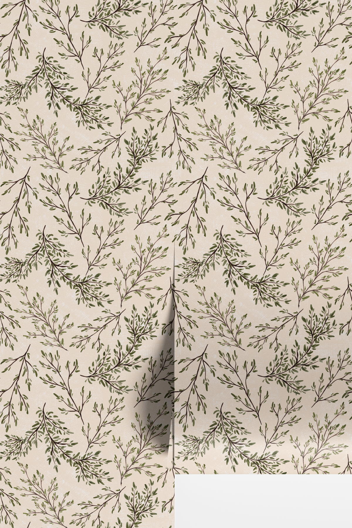 Rustic Leaf Branches - Cream