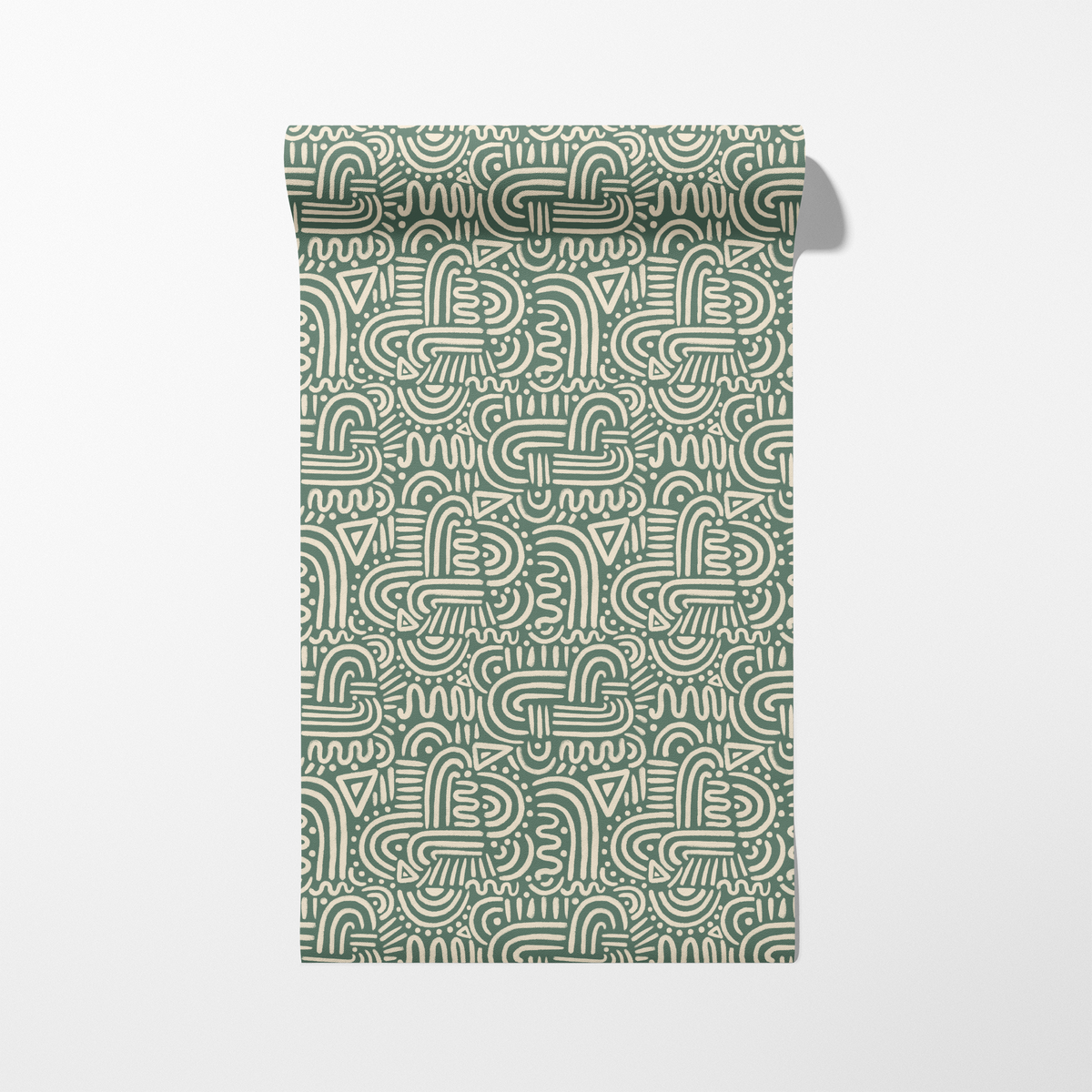 Southwest Boho Doodles - Sage Green