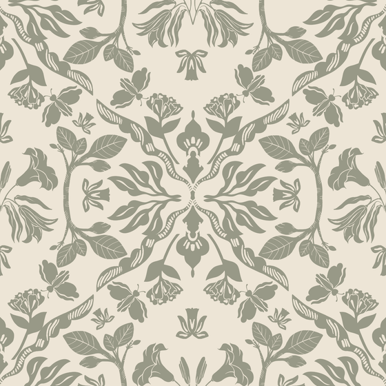 Secret Garden - Sage // by Papillon Patterns