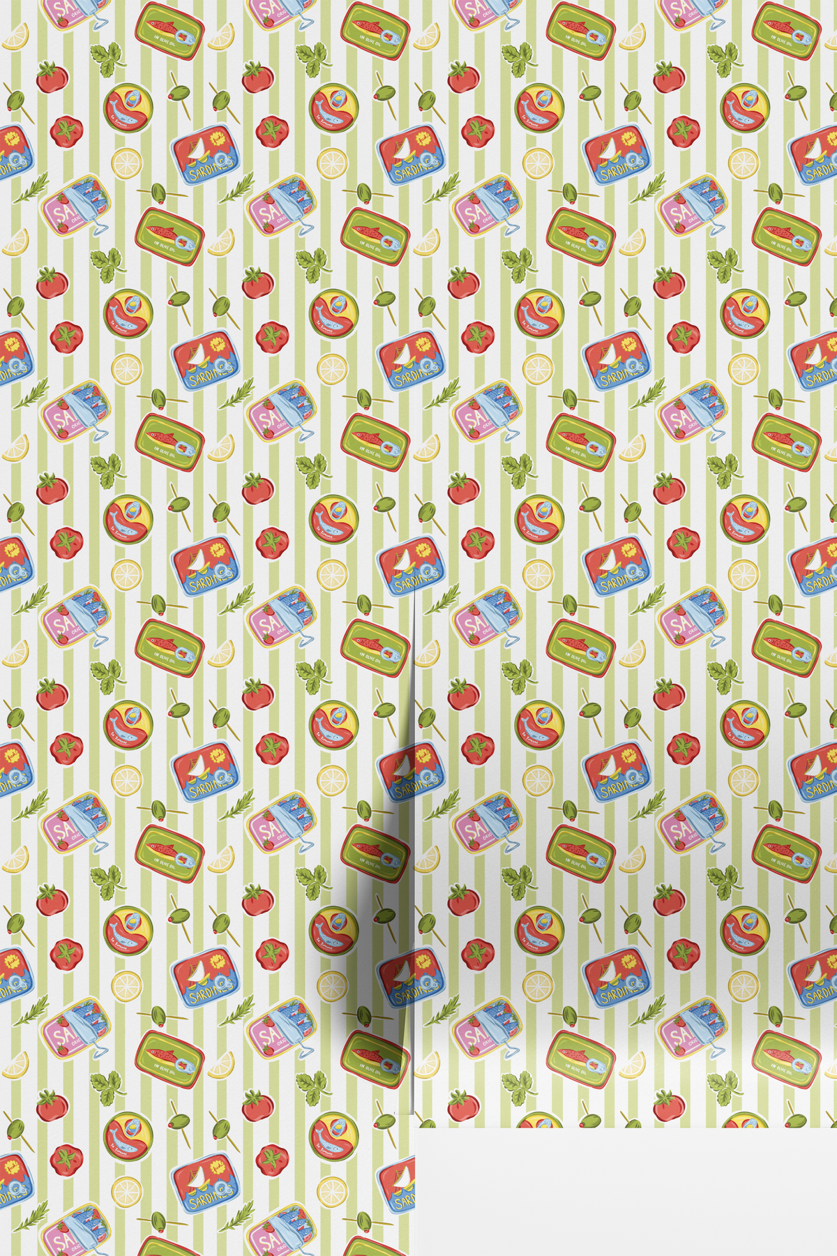 Sardine Summer - Green Stripe