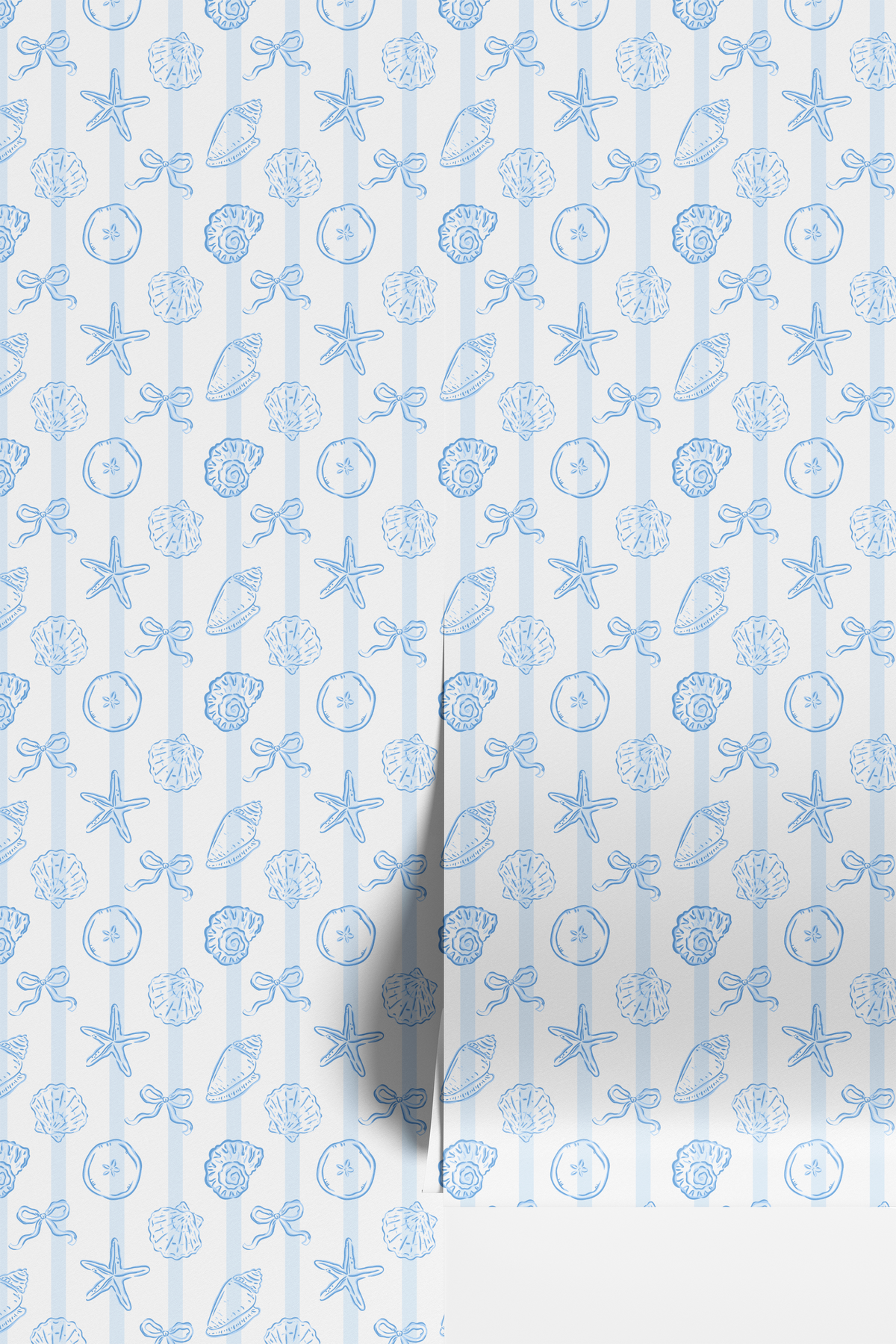 Seashells and Bows - Stripes