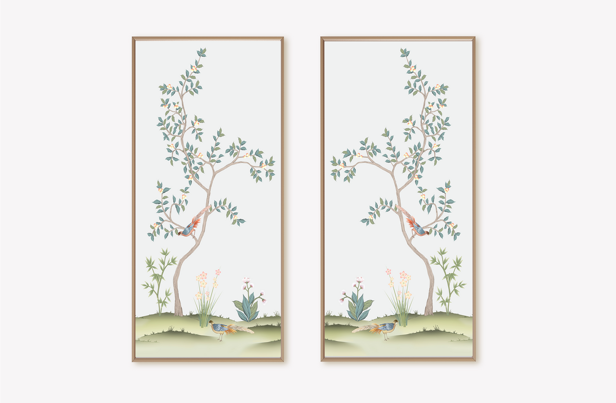 Blue Chinoiserie Duo