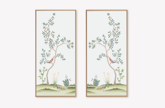 Blue Chinoiserie Duo