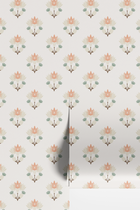 Vintage Garden Simple - Cream // by Papillon Patterns