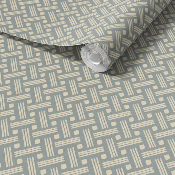 Kintamani Wallpaper in Slate X Rochelle Renee