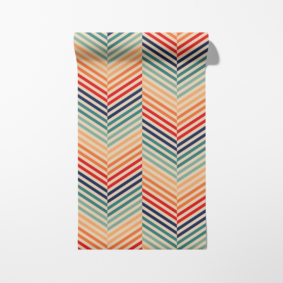 Sporty Retro Chevron X Studio Periwink