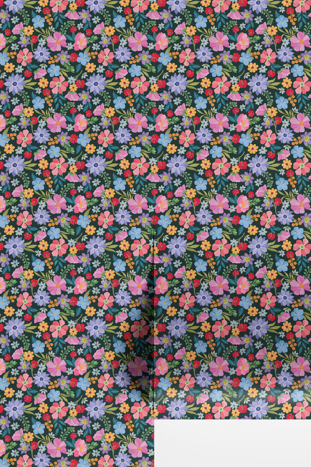 Spring Floral Fantasy - Green