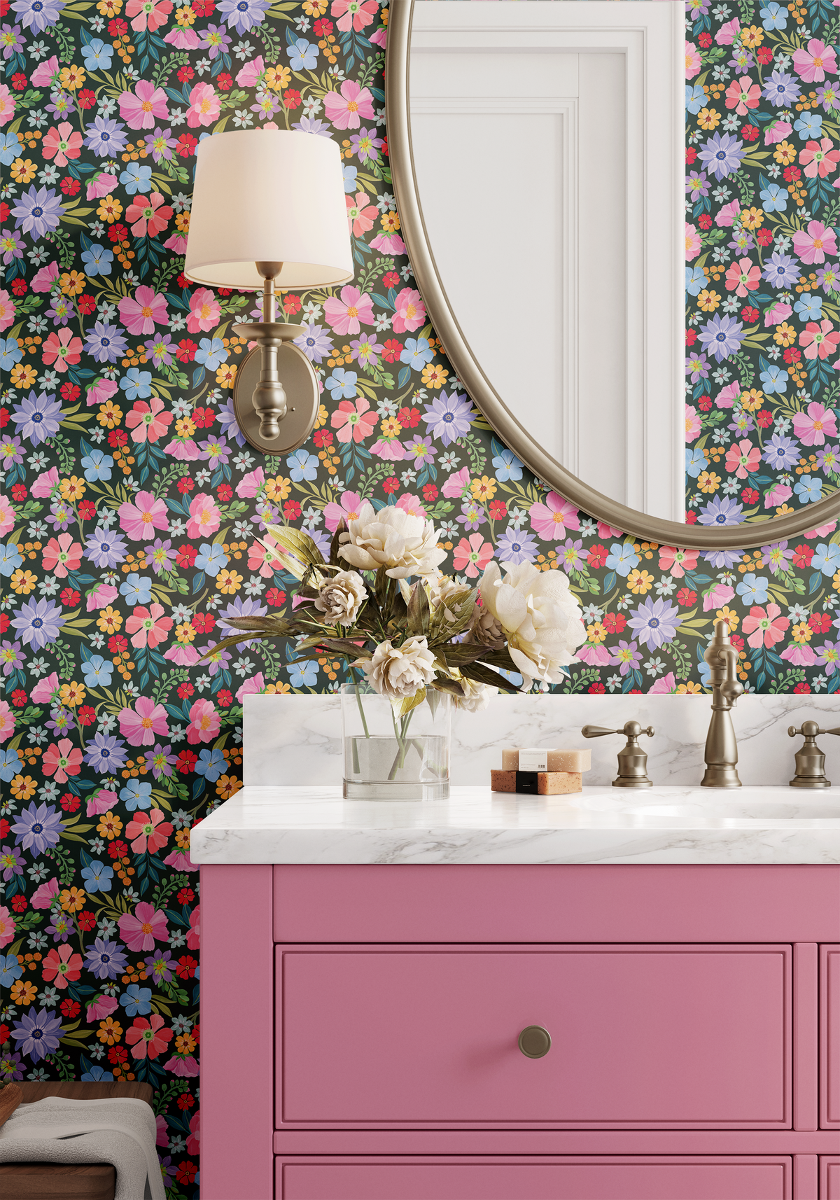 Spring Floral Fantasy - Green