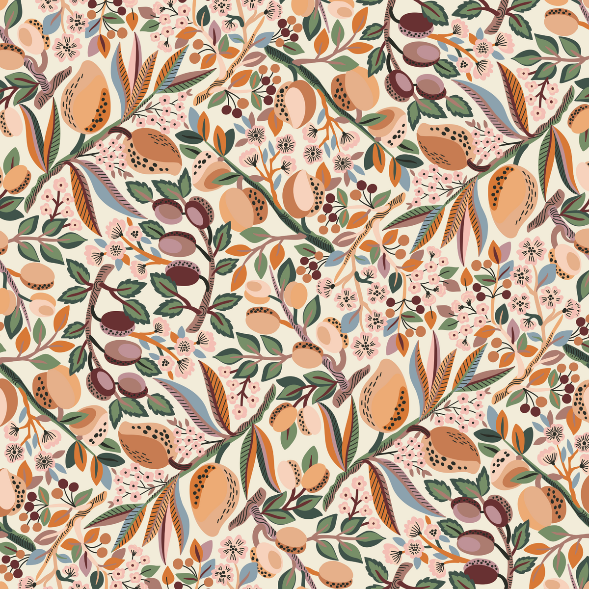 Stone Fruit - Brown