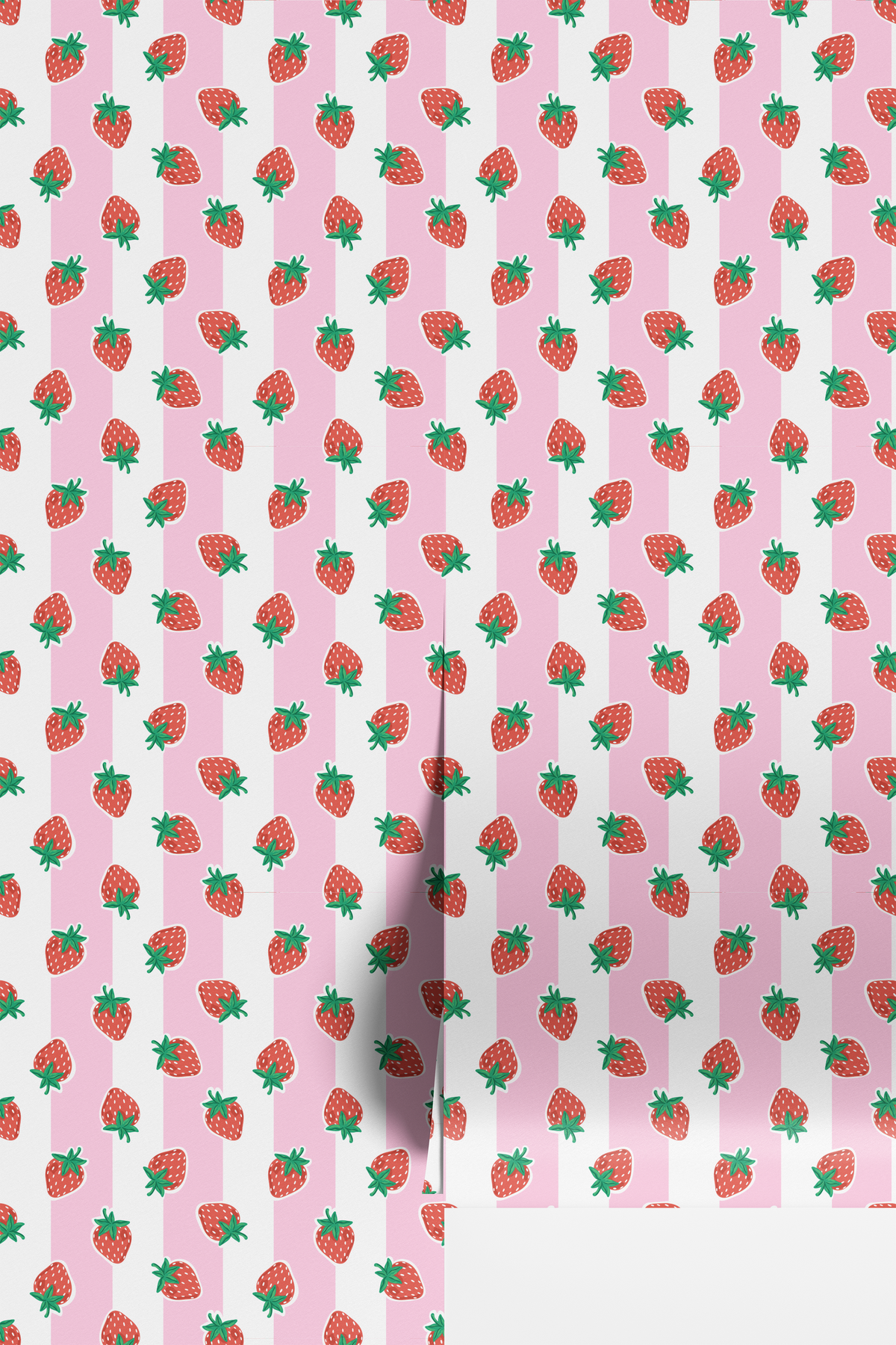 Strawberry Bliss - Pink Stripe