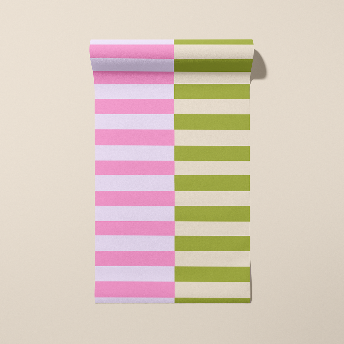 Pink &amp; Olive Stripes