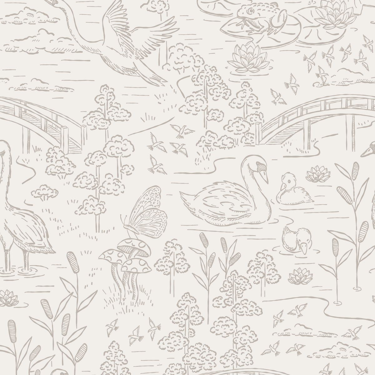 Swan Lake - Taupe