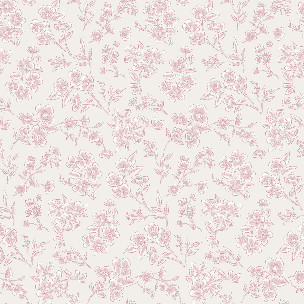 Sweet Briar Florals - Pink