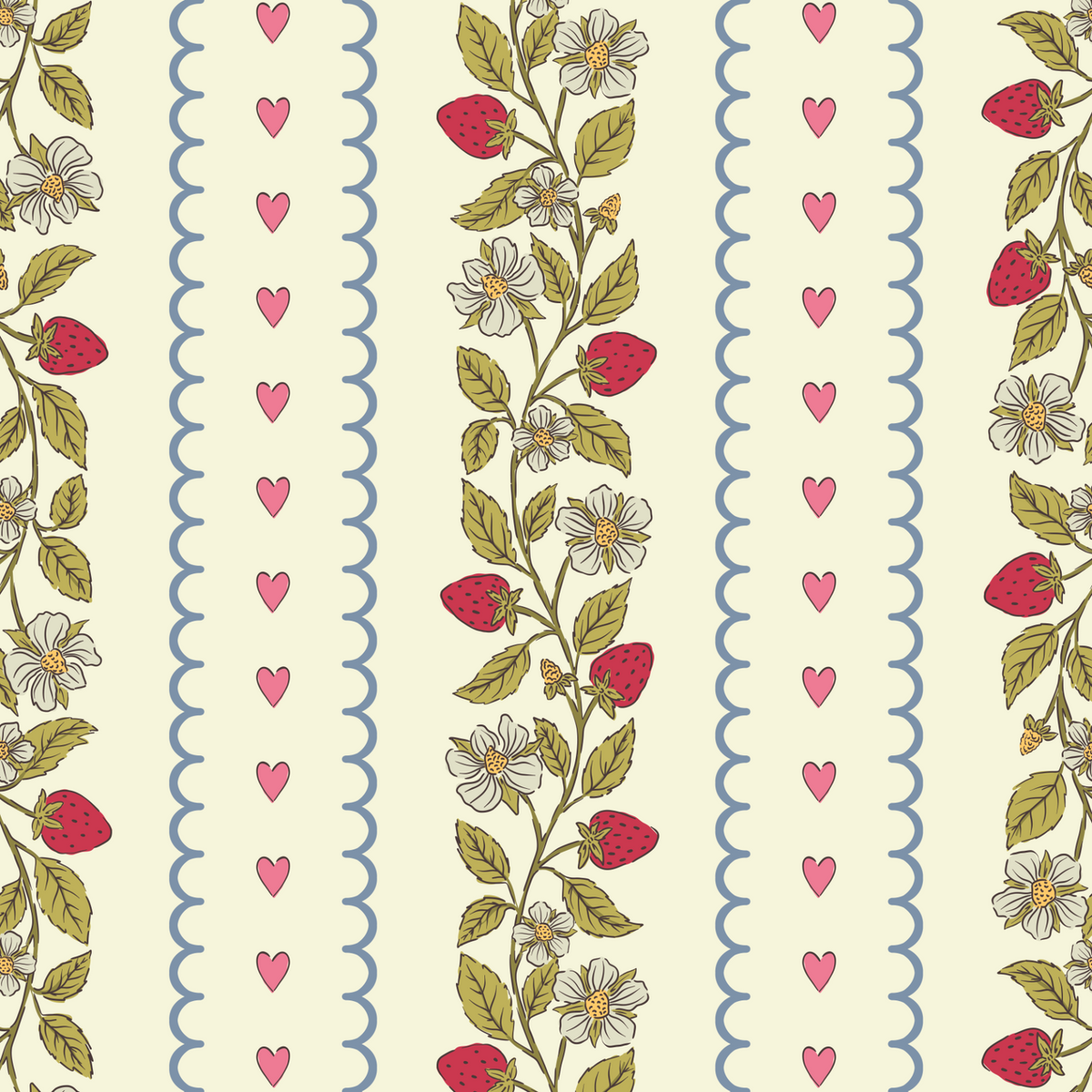 Sweet Strawberries - Cream