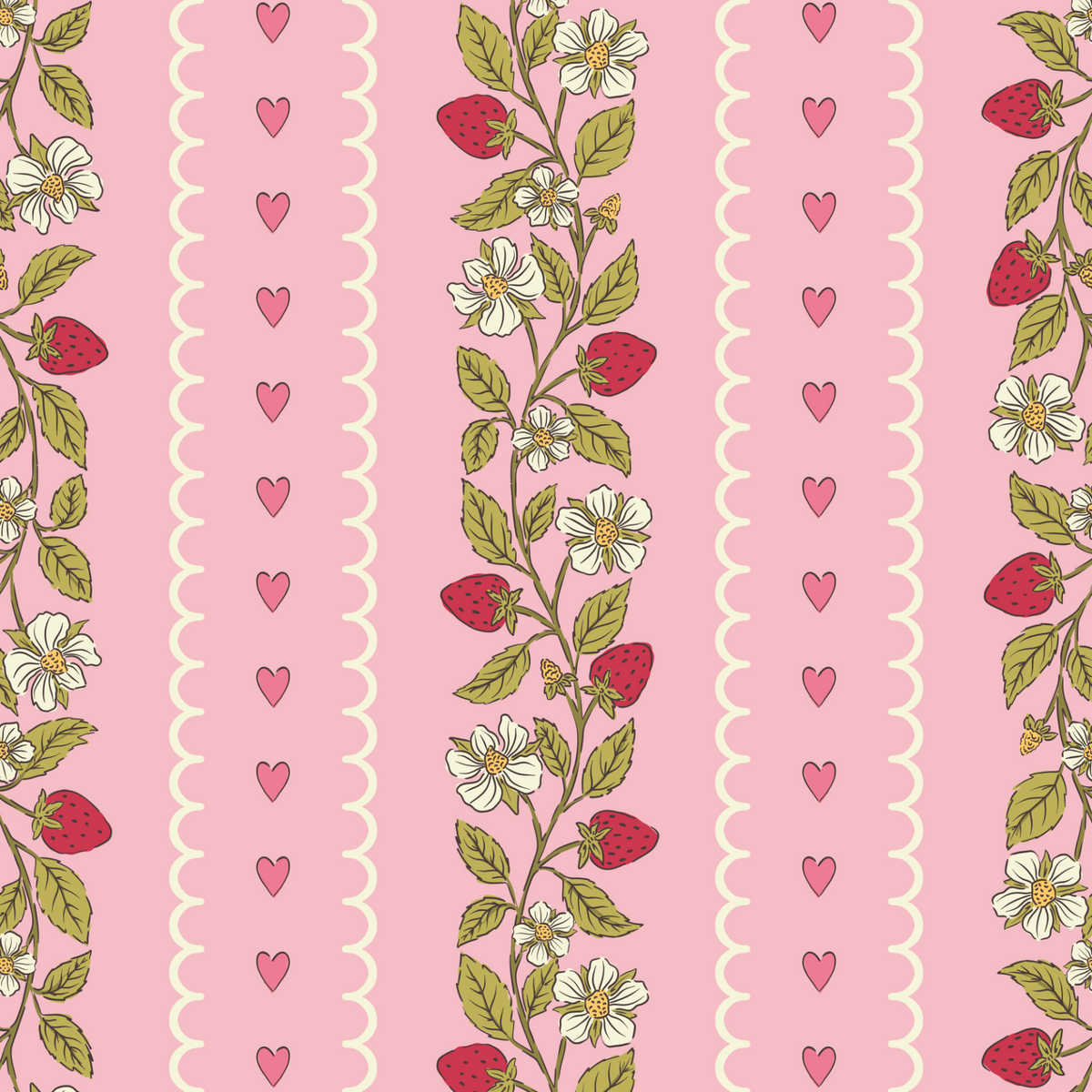 Sweet Strawberries - Pink