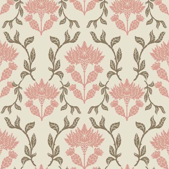 Vintage Garden - Mauve // by Papillon Patterns