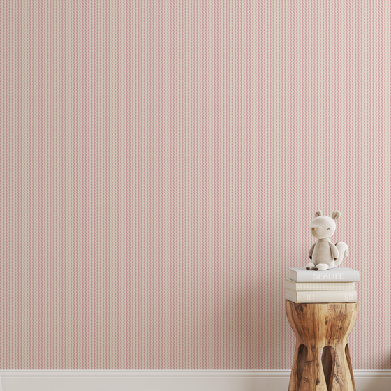 Curly Carousel Stripe - Pink